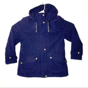 Mackintosh New England Women L navy blue coat